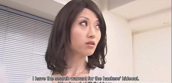  anal sex for the sexy japanese police girl